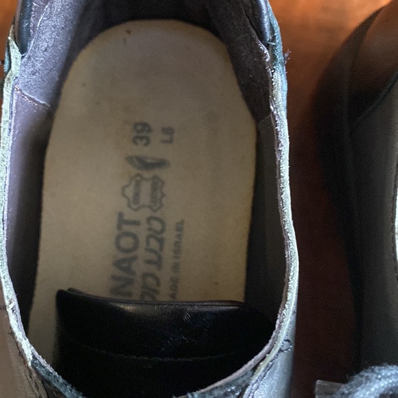 Noat Black Grey Leather Shoes - Picture 3 of 3